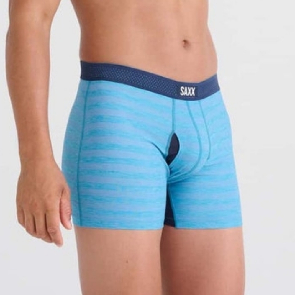 SAXX Men's DROPTEMP Cooling Mesh Boxer Brief Underwear Size Large NEW